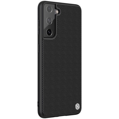 Samsung Galaxy S21 (G991B) „Nillkin“ Textured Case juodas dėklas - nugarėlė | Priedai.lt