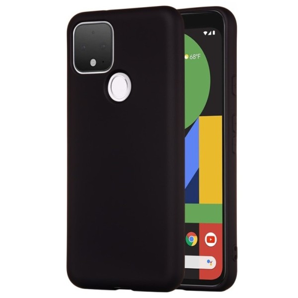 „Shell“ cieta silikona (TPU) apvalks - melns (Pixel 5)