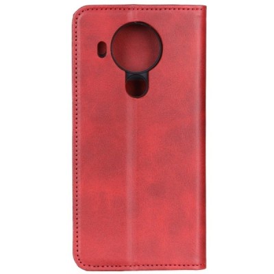 Nokia 5.4 „Split“ sērijas bordo atvērams maciņš, maks | Vacins.lv