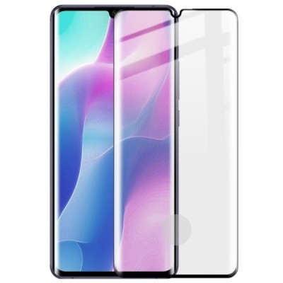 Xiaomi Mi Note 10 Lite Imak 9H Tempered Glass sustiprintos apsaugos juodas pilnai dengiantis apsauginis ekrano stiklas 0,2 mm |
