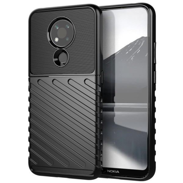 „Twill“ kieto silikono (TPU) dėklas - juodas (Nokia 3.4)