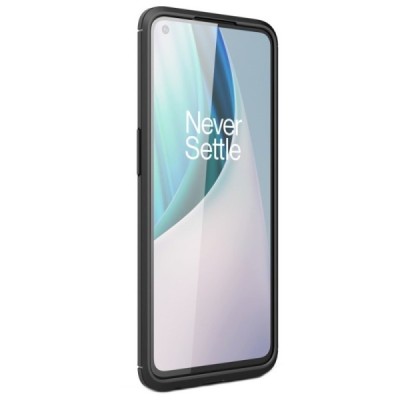 OnePlus Nord N10 5G Carbon cieta silikona (TPU) melns apvalks | vacins.lv