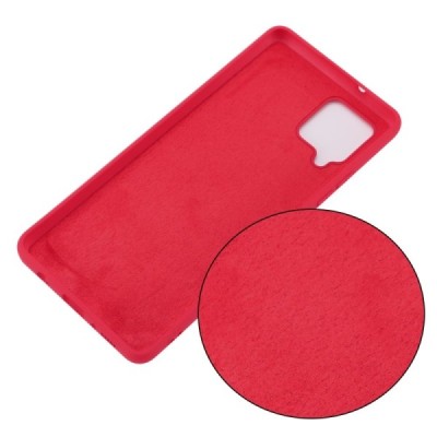 Samsung Galaxy A42 5G „Shell“ cieta silikona (TPU) sarkans apvalks | vacins.lv