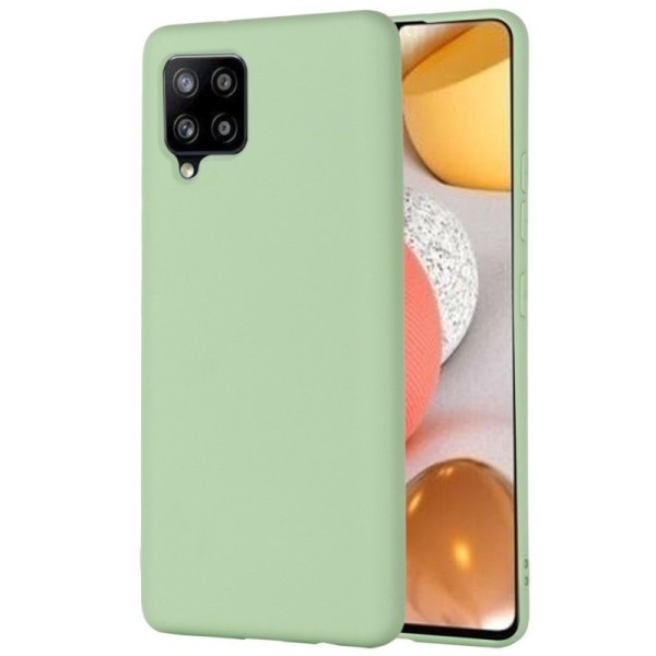 „Shell“ kieto silikono (TPU) dėklas - žalias (Galaxy A42 5G)