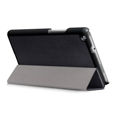 Huawei MediaPad M3 Lite 8.0 atvēramais melns maciņš | Vacins.lv