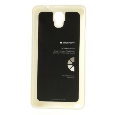Mercury baltas Samsung Galaxy Note 3 Neo TPU kieto silikono dėklas (nugarėlė) / Priedai.lt