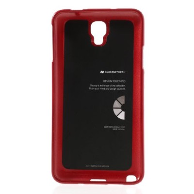 Samsung Galaxy Note 3 Neo Mercury sarkans cieta silikona (TPU) futrālis / Vacins.lv