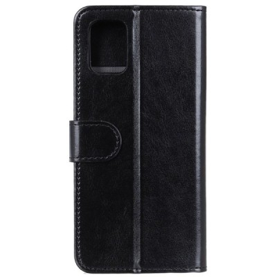 LG K42 sērijas melns ādas atvērams maciņš, maks | Vacins.lv