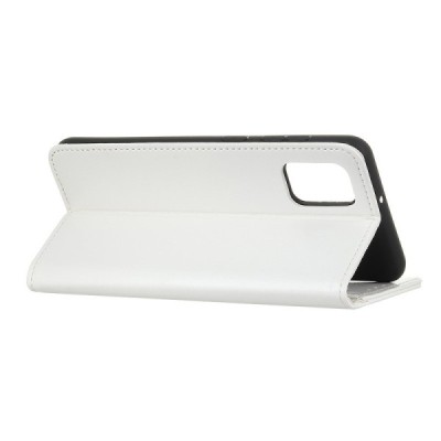 LG K42 sērijas balts ādas atvērams maciņš, maks | Vacins.lv