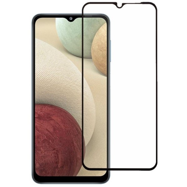 „Rurihai“ Tempered Glass ekrāna aizsargstikls 0.26 mm - melns (Galaxy A12)