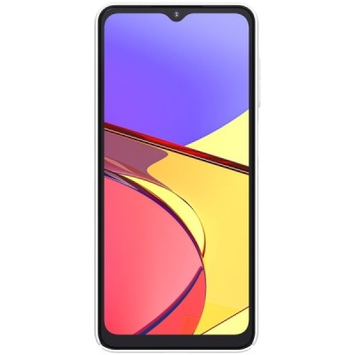 Samsung Galaxy A12 (A125F) Nillkin Frosted Shield baltas plastikinis dėklas, nugarėlė | Priedai.lt