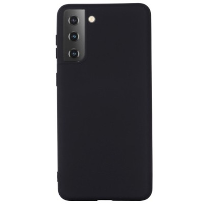 Samsung Galaxy S21 (G991B) Shell kieto silikono TPU juodas dėklas - nugarėlė | Priedai.lt