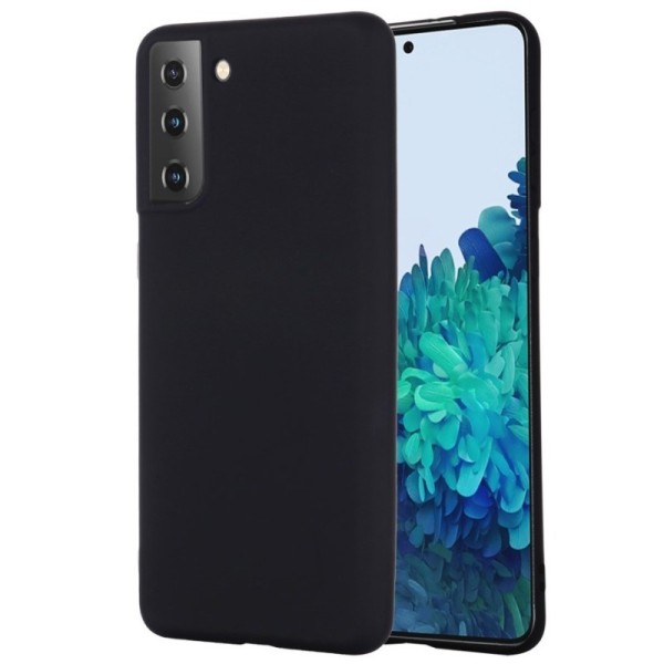 „Shell“ cieta silikona (TPU) apvalks - melns (Galaxy S21+)