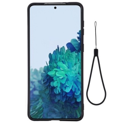 Samsung Galaxy S21+ (G996B) „Shell“ cieta silikona (TPU) melns apvalks | vacins.lv