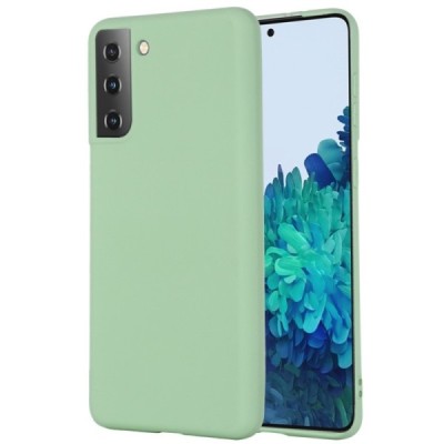 Samsung Galaxy S21+ (G996B) „Shell“ cieta silikona (TPU) zaļš apvalks | Vacins.lv