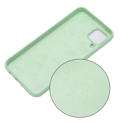 Samsung Galaxy A12 (A125F) „Shell“ cieta silikona (TPU) zaļš apvalks | Vacins.lv