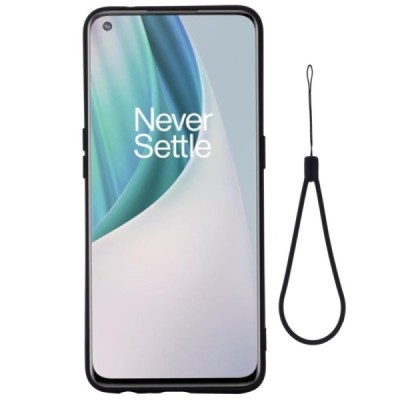 OnePlus Nord N10 5G „Shell“ cieta silikona (TPU) melns apvalks | vacins.lv