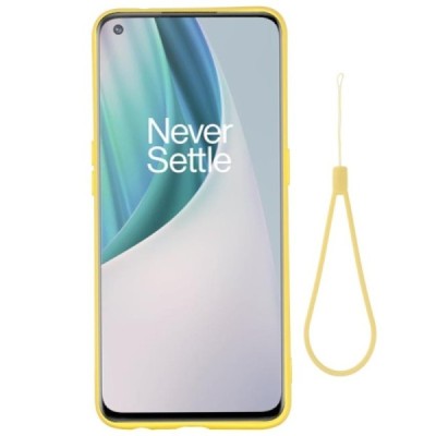 OnePlus Nord N10 5G „Shell“ cieta silikona (TPU) dzeltens apvalks | vacins.lv