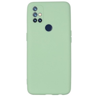 OnePlus Nord N10 5G „Shell“ cieta silikona (TPU) zaļš apvalks | Vacins.lv