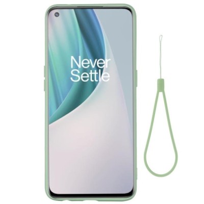 OnePlus Nord N10 5G „Shell“ cieta silikona (TPU) zaļš apvalks | Vacins.lv