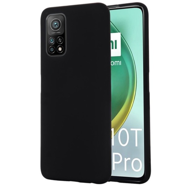 „Shell“ cieta silikona (TPU) apvalks - melns (Mi 10T / 10T Pro)