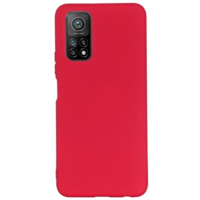 Xiaomi Mi 10T (Mi 10T Pro) „Shell“ cieta silikona (TPU) sarkans apvalks | vacins.lv