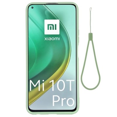 Xiaomi Mi 10T (Mi 10T Pro) Shell kieto silikono TPU žalias dėklas - nugarėlė | Priedai.lt