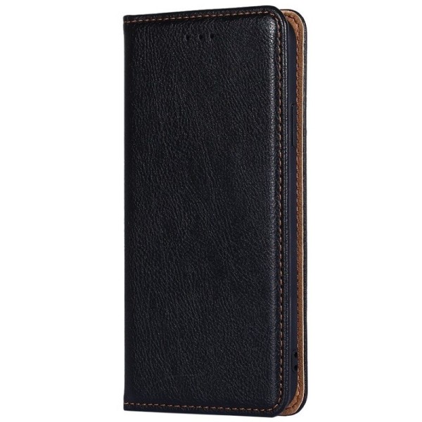 Solīds atvērams maciņš - melns (Galaxy S21+)