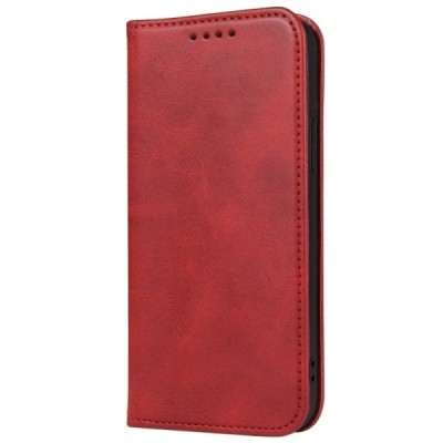 Samsung Galaxy S21 (G991B) „Split“ sērijas sarkans atvērams maciņš, maks | Vacins.lv