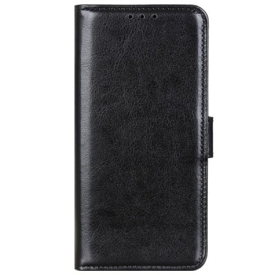 Samsung Galaxy A12 (A125F) atvēramais ādas melns maciņš (maks) | Vacins.lv