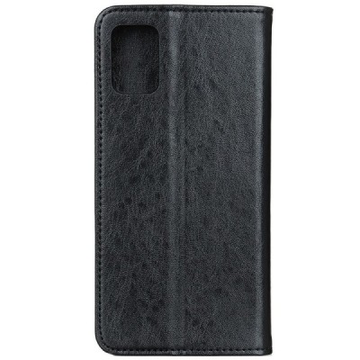 LG K42 melns ādas atvērams maciņš ar magnetu | Vacins.lv