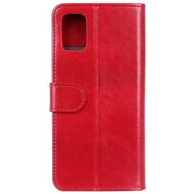 LG K52 atvēramais ādas sarkans maciņš (maks) | Vacins.lv