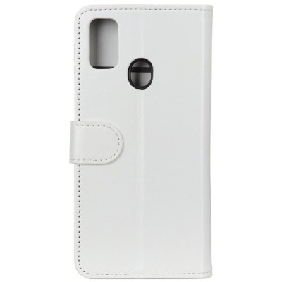 OnePlus Nord N10 5G atvēramais ādas balts maciņš (maks) | Vacins.lv