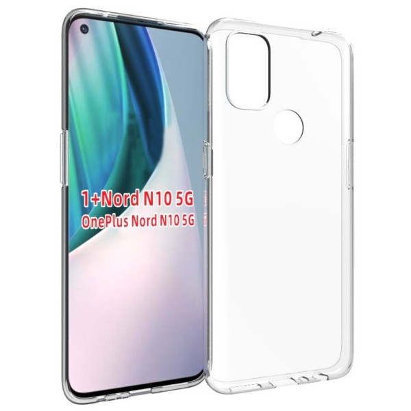 Cieta silikona (TPU) apvalks - dzidrs (OnePlus Nord N10 5G)