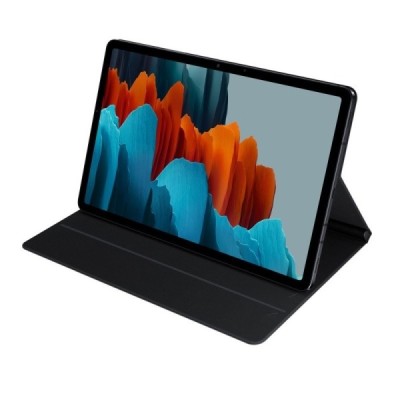 Origināls Samsung Galaxy Tab S7 FE 12.4", S7+ 12.4" (T976) Book Cover EF-BT970 ādas atvēramais melns maciņš | Vacins.lv