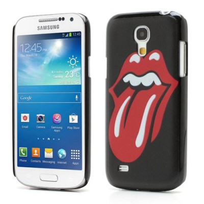 Raudonas liežuvis Samsung Galaxy S4 mini i9195 plastikinis dėklas (dėkliukas) / Priedai.lt