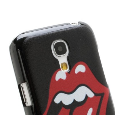 Raudonas liežuvis Samsung Galaxy S4 mini i9195 plastikinis dėklas (dėkliukas) / Priedai.lt