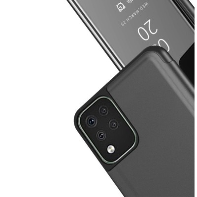 LG K42 (K52) plastikinis atverčiamas juodas dėklas | Priedai.lt