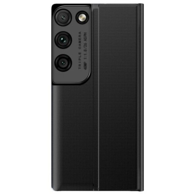 Samsung Galaxy S21 Ultra (G998B) View Line melns atvērams maciņš (maks) | Vacins.lv