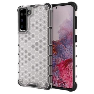Honeycomb pastiprinātas aizsardzības dzidrs Samsung Galaxy S21 (G991B) apvalks | Vacins.lv