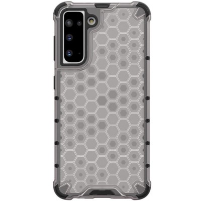 Honeycomb pastiprinātas aizsardzības dzidrs Samsung Galaxy S21 (G991B) apvalks | Vacins.lv