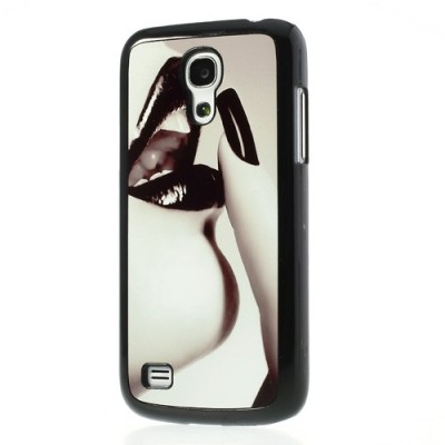 Samsung Galaxy S4 Mini retro plastikinis dėklas - lūpos / Priedai.lt