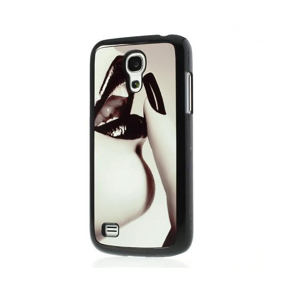 Retro plastikinis dėklas - Lūpos (Galaxy S4 mini)