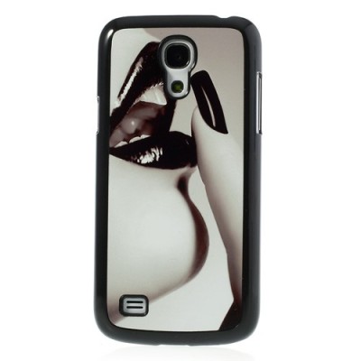 Samsung Galaxy S4 Mini retro plastikinis dėklas - lūpos / Priedai.lt