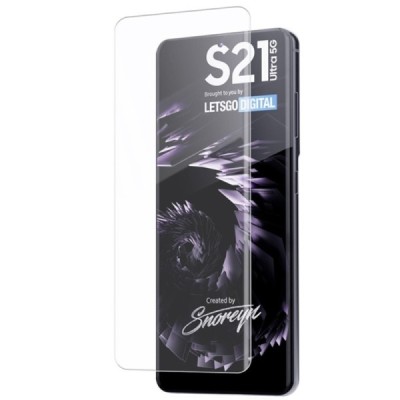 Samsung Galaxy S21 Ultra (G998B) „Mocolo“ UV Light Irradiation sustiprintos apsaugos skaidrus pilnai dengiantis apsauginis ekran
