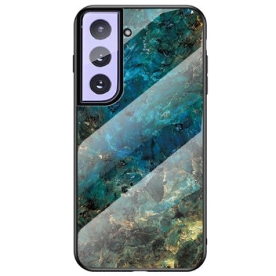 Samsung Galaxy S21 (G991B) „Marble“ kieto silikono TPU mėlynas dėklas - nugarėlė | Priedai.lt