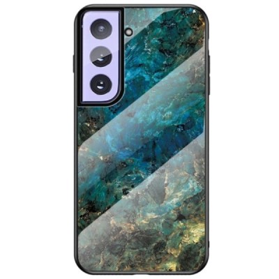 Samsung Galaxy S21+ (G996B) „Marble“ cieta silikona (TPU) zils apvalks | vacins.lv