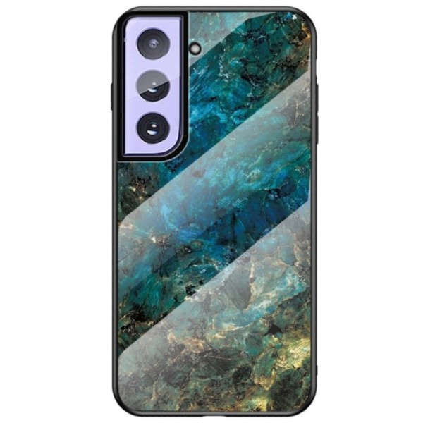 „Marble“ cieta silikona (TPU) apvalks - zils (Galaxy S21+)