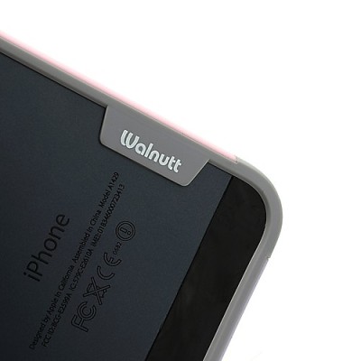 Violetinės, rožinės ir pilkos spalvų „Walnutt“ Trio kieto silikono (TPU) Apple iPhone SE (5, 5s) dėklas (rėmelis) - kraštų apvad