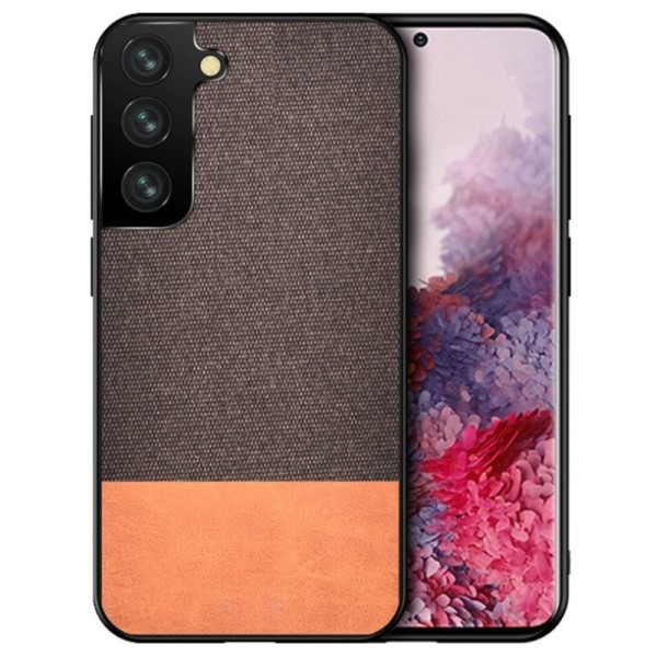 „Bi-Color“ Splicing dėklas - rudas (Galaxy S21)